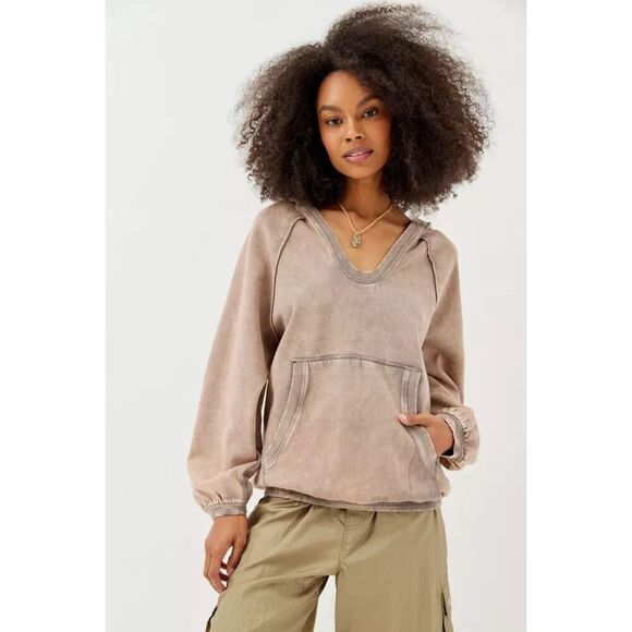 468. BDG Carli Seamed URBAN OUTFITTERS OVERSIZED HOODED SWEATER XS - Picture 1 of 8